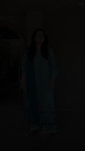 Pacific blue Kurta Set for Women