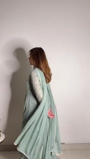 Ice blue Pishwas for Women