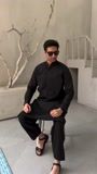 Black Shalwar Kameez for Men