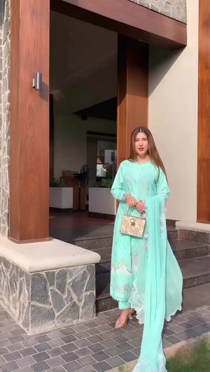 Pastel green Kurta Set for Women