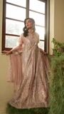 Peach orange Maxi for Women