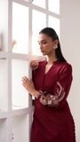 Red Kurta Set for Women