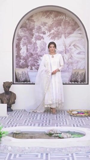 White Kurta Set for Women