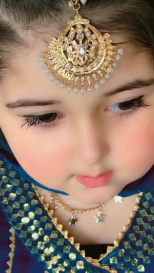 Teal Short Frock for Girl