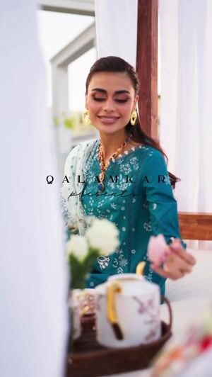 Sea green Unstitched for Women
