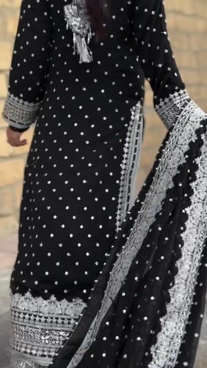Black Gharara for Women