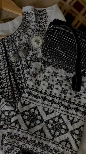 Cream Kurta Set for Women