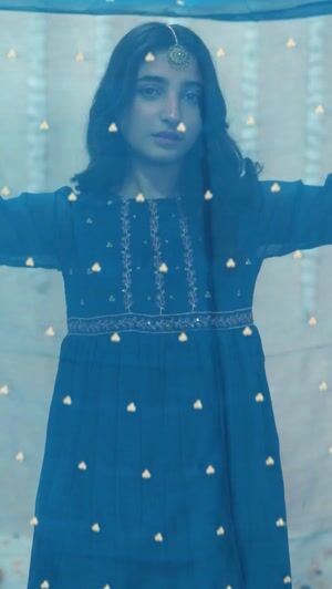 Blue Gharara for Girl