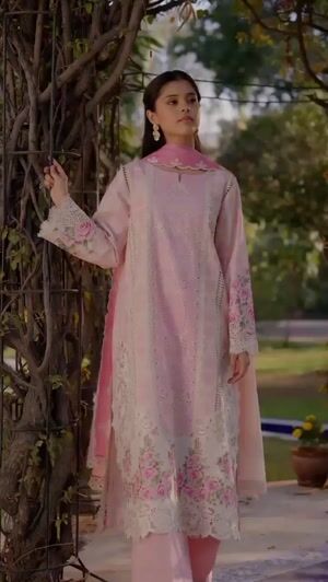 Baby pink Unstitched for Women