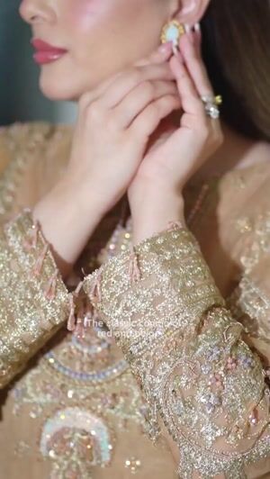 Sand brown, maroon Kurta Set for Women