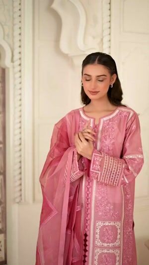 Pink Kurta Set for Women