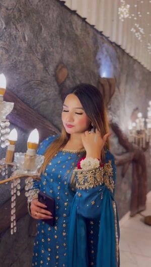 Blue Kurta Set for Women