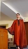 Rust orange Kurta Set for Women