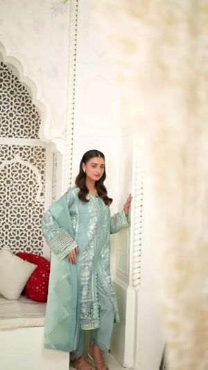 Aquamarine Kurta Set for Women