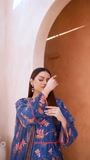 Sapphire blue Pishwas for Women