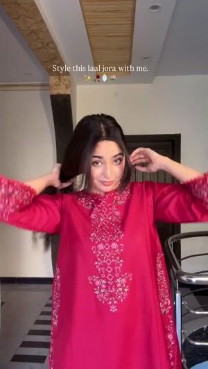 Maroon Kurta Set for Women