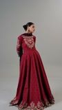 Maroon Maxi for Women
