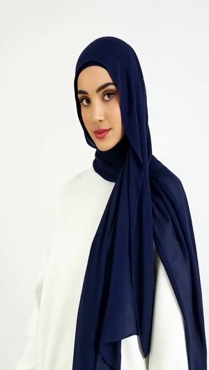 Dark blue Hijab for Women