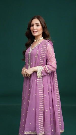 Mauve Pishwas for Women