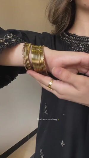 Black Kurta Set for Women