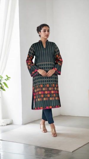 Teal Kurta Set for Women
