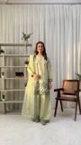 Pistachio green Kurta Set for Women