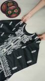 Black Kurta Set for Women