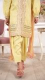 Light yellow Kurta Set for Women
