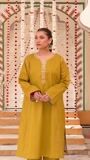 Mustard Kurta Set for Women