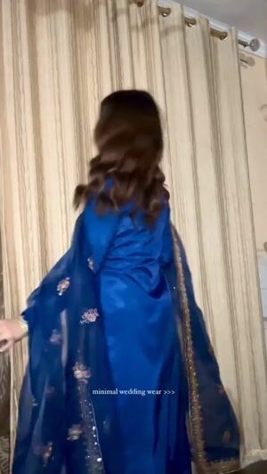 Cobalt blue Kurta Set for Women