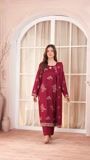 Maroon Kurta Set for Women