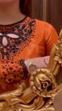 Orange Kurta Set for Women