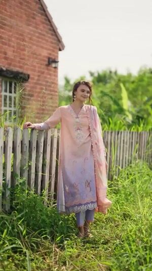 Lavender pink Unstitched for Women