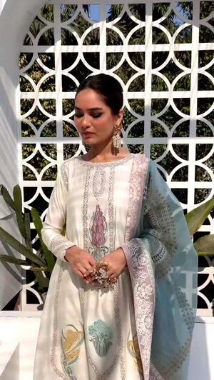 White Kurta Set for Women