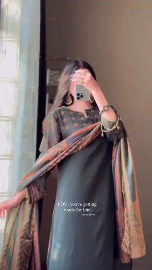 Green Kurta Set for Women
