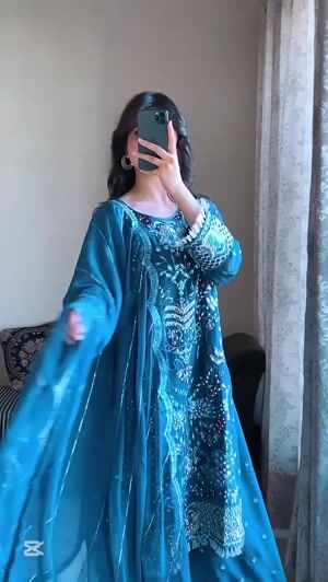 Blue Kurta Set for Women