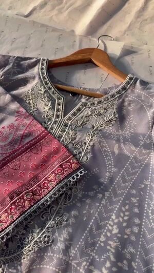 Grey Kurta Set for Women