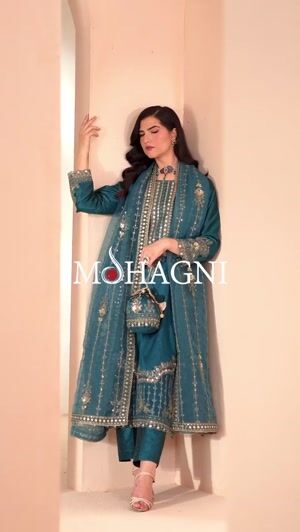 Blue Kurta Set for Women