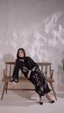 Black Kurta Set for Women