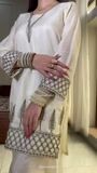 White Kurta Set for Women