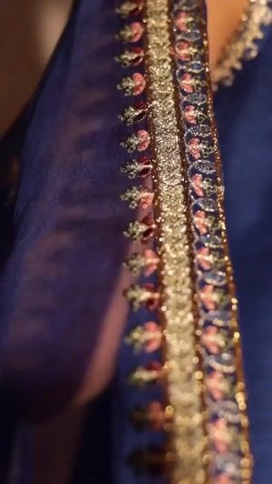 Cobalt blue Kurta Set for Women