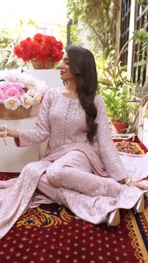 Pastel pink Gown for Women