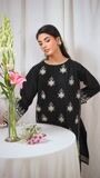 Black Kurta Set for Women