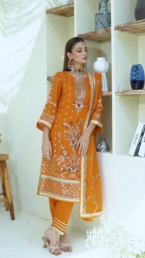 Orange Unstitched for Women