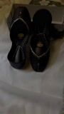 Jet black Khussa for Women