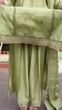 Pistachio green Kurta Set for Women