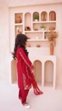 Maroon Kurta Set for Girl