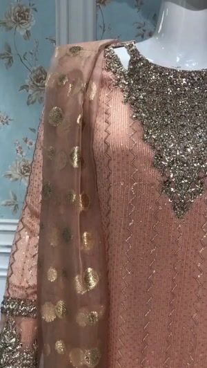 Peach pink Unstitched for Women
