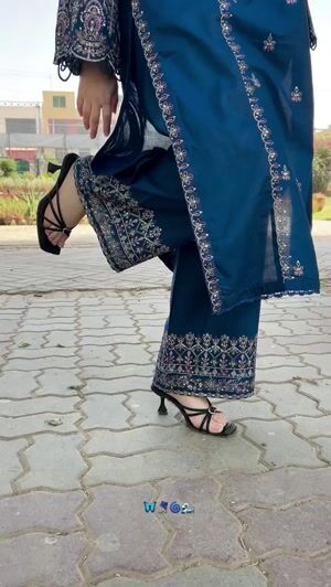 Navy blue Kurta Set for Women