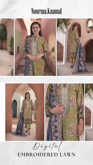 Pistachio green Unstitched for Women